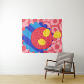 Lemon Blume Plate Wandteppich (Beispiel (Horizontal))