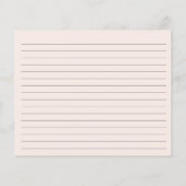 Lemon Blush Main Squeeze Brautparty Rezept Card (Rückseite)