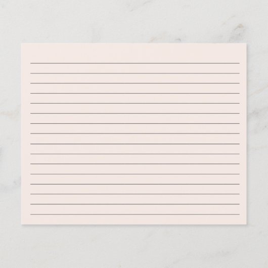 Lemon Blush Main Squeeze Brautparty Rezept Card (Rückseite)