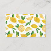 Lemon Books for Baby Shooter Begleitkarte (Rückseite)