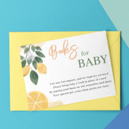 Lemon Books for Baby Shooting Enclosure Card Begleitkarte