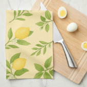 Lemon Botanical  Geschirrtuch (Viertel Falte)