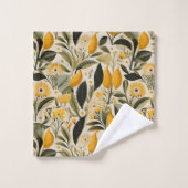 Lemon Botanical Grove Badhandtuch Set (Waschlappen)