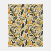 Lemon Botanical Grove Fleecedecke (Vorderseite)