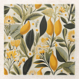 Lemon Botanical Grove Glasuntersetzer
