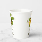 Lemon Botanical Pappbecher (Links)