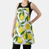 Lemon Botanical Seamless - Hand gezogen Schürze (InSitu)