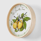 Lemon Botanische Küche Uhr (Winkel)