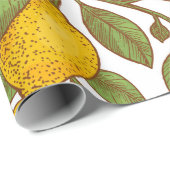 Lemon botanisches nahtloses Muster Geschenkpapier (Rolleneckpunkt)