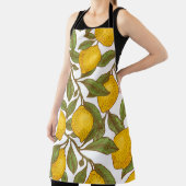 Lemon botanisches nahtloses Muster Schürze (InSitu)