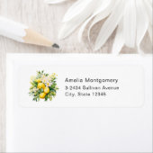 Lemon Bouquet with White Blossoms - Address (Insitu)