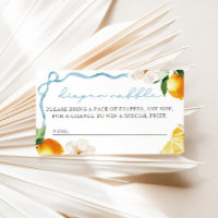 Lemon & Bows Baby Shower Windel-Raffel-Teilnahmeka