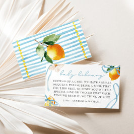 Lemon & Bows Boys Books for Baby Library Begleitkarte