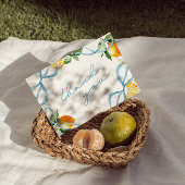 Lemon & Bows Whimsical Boys Baby Shower Dankeskarte