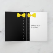 Lemon Bowtie Birthday Card Karte (Innenseite)