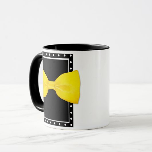 Lemon Bowtie Tasse (Vorderseite Links)