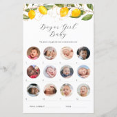Lemon Boy or Girl Baby Showspiel (Vorderseite)