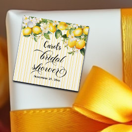 Lemon Branch Mediterranean Summer Brautparty Geschenkanhänger