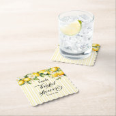 Lemon Branch Mediterranean Summer Brautparty Untersetzer (Vor Ort)