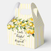 Lemon Branch Mediterranean Summer Bridal Brunch Geschenkschachtel (Vorderseite)