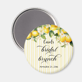 Lemon Branch Mediterranean Summer Bridal Brunch Magnet