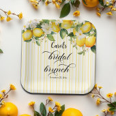 Lemon Branch Mediterranean Summer Bridal Brunch Pappteller