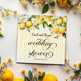 Lemon Branch Mediterranean Summer Polterabend Geschenkanhänger