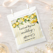 Lemon Branch Mediterranean Summer Polterabend Geschenktütchen (Ausgeschnitten)