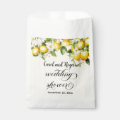 Lemon Branch Mediterranean Summer Polterabend Geschenktütchen (Vorderseite)