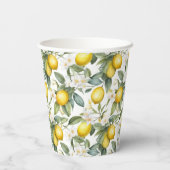 Lemon Branches Pappbecher (Rückseite)