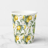 Lemon Branches Pappbecher (Rechts)
