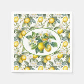 Lemon Branches Serviette (Vorderseite)