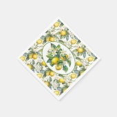 Lemon Branches Serviette (Ecke)