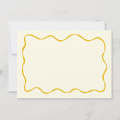 Lemon Brautparty Advice Card Einladung (Rückseite)