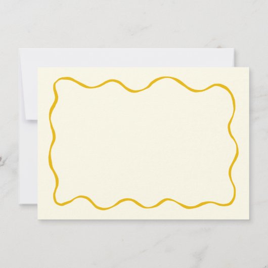 Lemon Brautparty Advice Card Einladung (Rückseite)