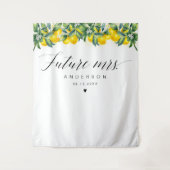 Lemon Brautparty Backdrop Wandteppich (Vorderseite)