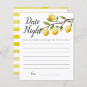 Lemon Brautparty Date Night Ideas (Vorne/Hinten)