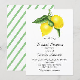 Lemon Brautparty Einladung