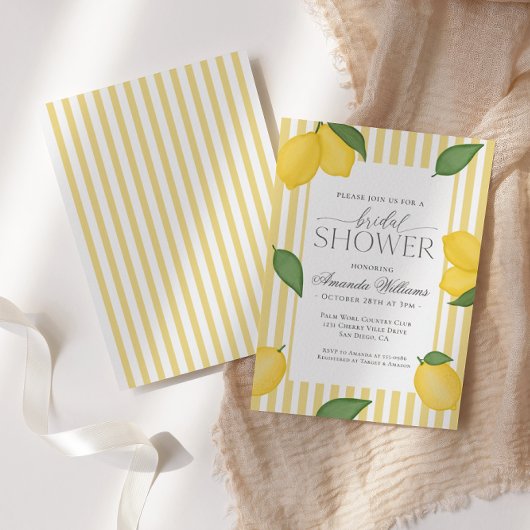 Lemon-Brautparty Einladung