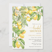 Lemon Brautparty Einladung (Vorderseite)