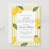 Lemon-Brautparty Einladung (Vorderseite)