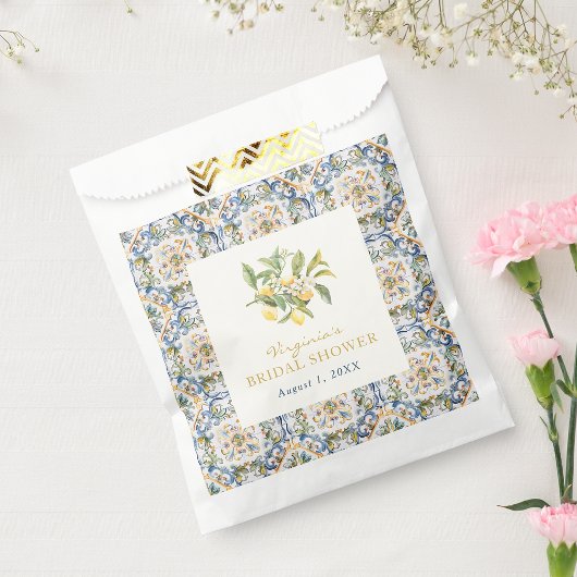 Lemon Brautparty Favor Bag Geschenktütchen