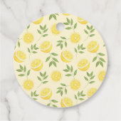 Lemon Brautparty Geschenkanhänger (Rückseite)