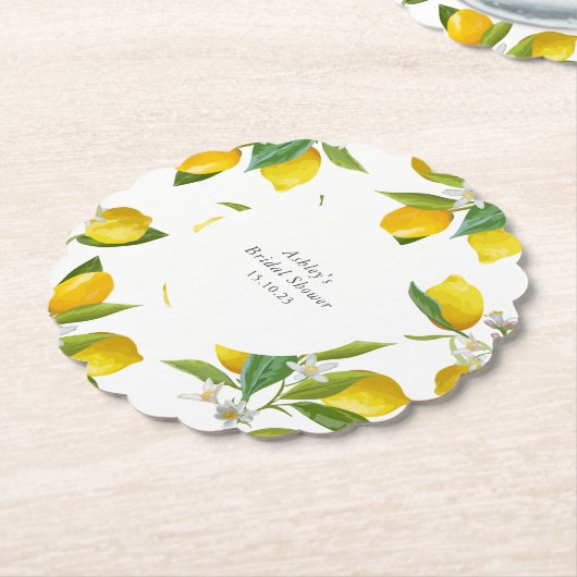 Lemon-Brautparty-Kamm Untersetzer (angewinkelt)