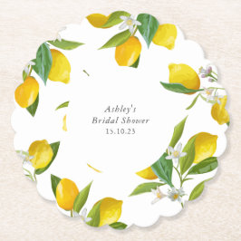 Lemon-Brautparty-Kamm Untersetzer