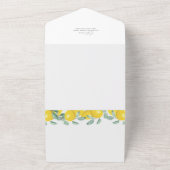 Lemon Brautparty mit Date Night Card All In One Einladung (Außenbereich)