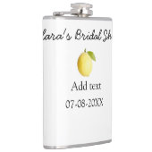Lemon Brautparty modern schlicht und rustikal b Flachmann (Rechts)