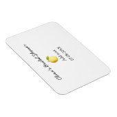 Lemon Brautparty modern schlicht und rustikal b Magnet (Rechte Seite)