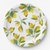 Lemon-Brautparty Pappteller (Vorderseite)