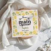 Lemon Brautparty Serviette